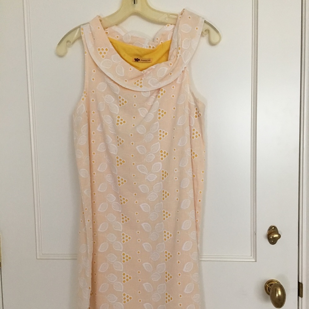 Yellow Embroidered Dress
